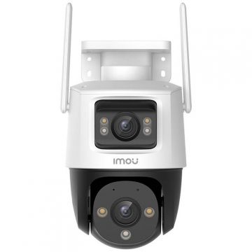 Camera supraveghere Cruiser Dual, Exterior, 8MP, Night Vision, Microfon si difuzor incorporate, WiFi, Alb
