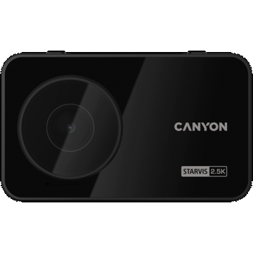 Camera video auto CANYON DVR25GPS, 2.5K 1440p, Wi-Fi, GPS, Ecran IPS Touchscreen 3inch (Negru)