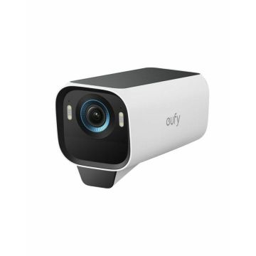 eufy Camera supraveghere video add-on eufyCam S3 Pro, 4K, BionicMind™, MaxColor Vision, Panou Solar integrat