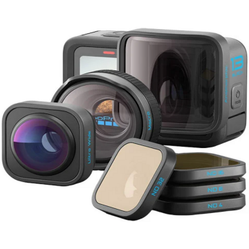 GoPro Camera video de actiune GoPro HERO13 Black Bundle HB-Series Lens Collection, 27MP, 5.3K, Ecran tactil 2.27, Stabilizare HyperSmooth 6.0, TimeWarp 3.0, Wi-Fi, Bluetooth, Control vocal, ND4, ND8, ND16 + ND32, Negru GoPro Camera video de actiune GoPro HERO13 Black Bundle HB-Series Lens Collection, 27MP, 5.3K, Ecran tactil 2.27, Stabilizare HyperSmooth 6.0, TimeWarp 3.0, Wi-Fi, Bluetooth, Control vocal, ND4, ND8, ND16 + ND32, Negru