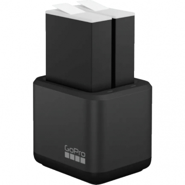 GoPro Incarcator dublu GoPro + 2 acumulatori Enduro, ADDBD-211-VE, Negru