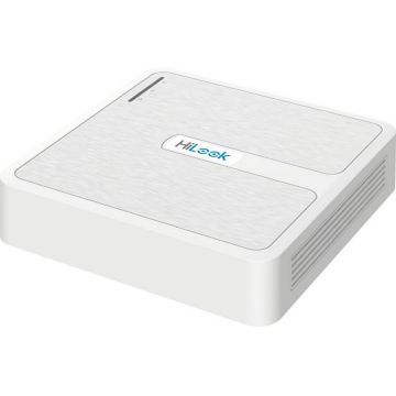 NVR 4 canale Hikvision HiLook NVR-104H-D/4P(D), pana la 6MP, 4x PoE, latime banda 60 Mbps, 1 port SATA