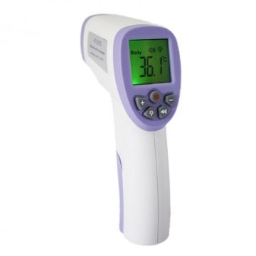 Termometru digital cu infrarosu Hti HT-820D pentru adulti si copii, Display LED HD iluminat, Masurare rapida 1s fara contact Termometru digital cu infrarosu Hti HT-820D pentru adulti si copii, Display LED HD iluminat, Masurare rapida 1s fara contact