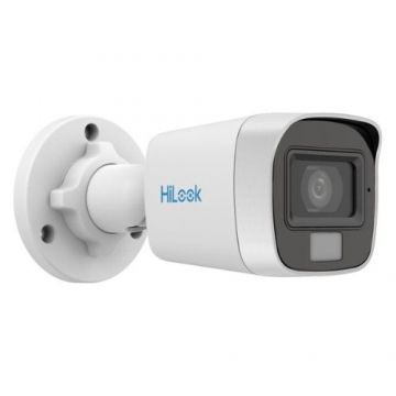 Camera analog de exterior, Hikvision HiLook, Color Vu, 2MP, lentila 2.8mm, Smart Hybrid Light, IR 20m, Lumina Alba 20m, Microfon, IP66 - THC-B129-LPS Camera analog de exterior, Hikvision HiLook, Color Vu, 2MP, lentila 2.8mm, Smart Hybrid Light, IR 20m, Lumina Alba 20m, Microfon, IP66 - THC-B129-LPS