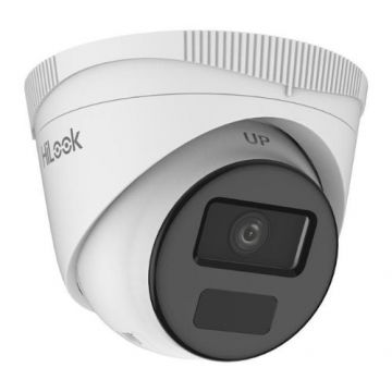 Camera dome IP Hikvision HiLook, 4MP, lentila 2.8mm, IR 20m, PoE, IP67 - IPC-T241H-C