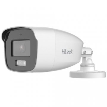 Camera, HDTVI, Hikvision HiLook, 2MP, lentila 2.8mm, Smart Hybrid Light, Lumina Alba 40m, IR 40m, microfon, IP66 - THC-B227-LMS Camera, HDTVI, Hikvision HiLook, 2MP, lentila 2.8mm, Smart Hybrid Light, Lumina Alba 40m, IR 40m, microfon, IP66 - THC-B227-LMS
