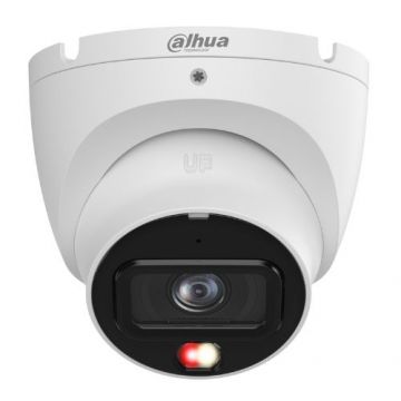 Camera IP Dome Dahua, 6MP, 2.8mm, IR 30m, lumina alba 30m, microfon, Poe - IPC-HDW1639T-A-IL-0280B-S6