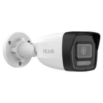 Camera IP Hikvision HiLook, 2MP, Iluminare duala 30m, lentila 2.8mm, Microfon, IP67 - IPC-B120HA-LU Camera IP Hikvision HiLook, 2MP, Iluminare duala 30m, lentila 2.8mm, Microfon, IP67 - IPC-B120HA-LU