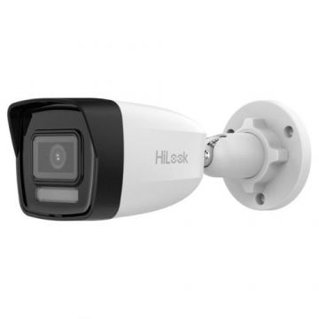 Camera IP Hikvision HiLook 4MP, Lentila 2.8mm, iluminare duala 30m, microfon, PoE, IP67, metal si plastic - IPC-B140HA-LU Camera IP Hikvision HiLook 4MP, Lentila 2.8mm, iluminare duala 30m, microfon, PoE, IP67, metal si plastic - IPC-B140HA-LU