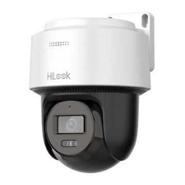 Camera IP PT Speed Dome Hikvision HiLook, 4MP 2K, Iluminare Duala 30m, Microfon, Difuzor, PoE - PTZ-N2C400M-DE(2.8mm)(B) Camera IP PT Speed Dome Hikvision HiLook, 4MP 2K, Iluminare Duala 30m, Microfon, Difuzor, PoE - PTZ-N2C400M-DE(2.8mm)(B)