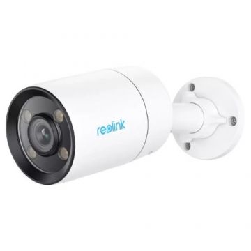 Camera IP Reolink, 2K 4MP, PoE, Lumina alba, Detectie persoana/animal companie/vehicul, Microfon, Difuzor - ColorX Series P320X Camera IP Reolink, 2K 4MP, PoE, Lumina alba, Detectie persoana/animal companie/vehicul, Microfon, Difuzor - ColorX Series P320X