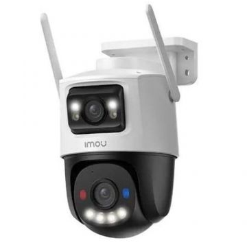 Camera IP Wi-Fi 6 PT Imou Cruiser Dual 2 Pro, 4+4MP, 2 lentile, Alarma sonora si optica, slot microSD, IP65, IPC-S7XFP-8U0WED