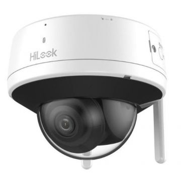 Camera IP Wi-Fi Hikvision HiLook, 4MP, IR 30m, audio, slot card microSD, IP66 - IPC-D140HA-D/W(2.8mm)(W) Camera IP Wi-Fi Hikvision HiLook, 4MP, IR 30m, audio, slot card microSD, IP66 - IPC-D140HA-D/W(2.8mm)(W)