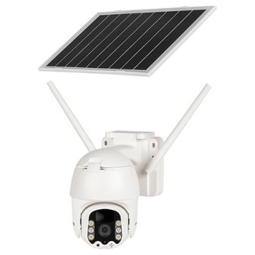 Camera rotativa Speed Dome Kruger&Matz 4G cu panou solar, Wi-Fi, 3MP, IR 30m, Audio, Card Sim, Difuzor, Connect C100  KM2214.1 Camera rotativa Speed Dome Kruger&Matz 4G cu panou solar, Wi-Fi, 3MP, IR 30m, Audio, Card Sim, Difuzor, Connect C100  KM2214.1