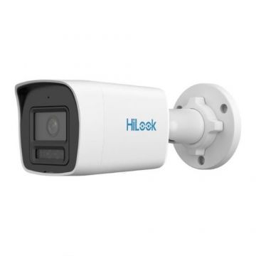 Camera supraveghere IP Hikvision HiLook, 2MP, lentila 2.8mm, ColorVu, Iluminare duala, Audio, PoE, IP67 - IPC-B129HA-LU Camera supraveghere IP Hikvision HiLook, 2MP, lentila 2.8mm, ColorVu, Iluminare duala, Audio, PoE, IP67 - IPC-B129HA-LU