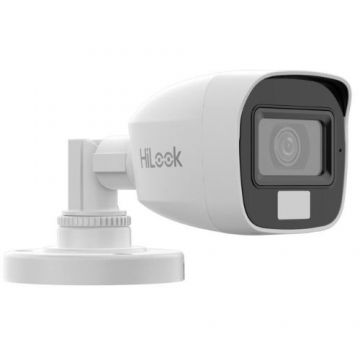 Camera TurboHD Hikvision HiLook, 2MP, Audio, Smart-Hybrid light, IR 20m, Lumina Alba 20m, Lentila 2.8mm, IP66 - THC-B127-LPS Camera TurboHD Hikvision HiLook, 2MP, Audio, Smart-Hybrid light, IR 20m, Lumina Alba 20m, Lentila 2.8mm, IP66 - THC-B127-LPS