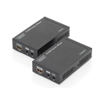 Digitus Extender Hdmi Hdbaset Up To 70m Cat.5e, 4096x2160p 4k Uhd 3d, Hdcp2.2, Ir Digitus Extender Hdmi Hdbaset Up To 70m Cat.5e, 4096x2160p 4k Uhd 3d, Hdcp2.2, Ir