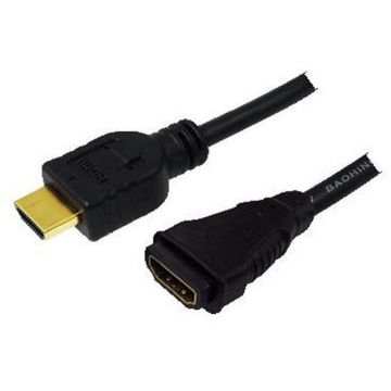 logilink Logilink - Cablu Hdmi- Hdmi,1.4, Male/Female, Versiunea Gold, Lungime 3 M logilink Logilink - Cablu Hdmi- Hdmi,1.4, Male/Female, Versiunea Gold, Lungime 3 M