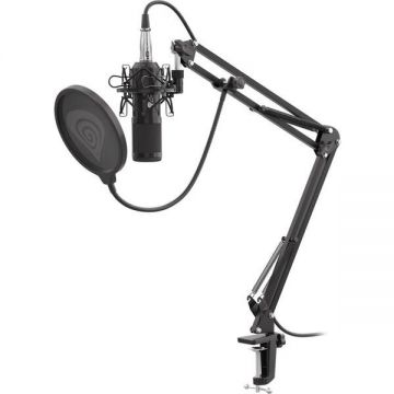 natec Microfon de studio Genesis Radium 300 XLR, Negru natec Microfon de studio Genesis Radium 300 XLR, Negru