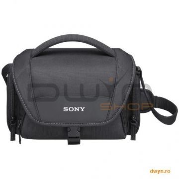 Sony SONY Geanta de transport pentru camera video compacta, material textil, neagru Sony SONY Geanta de transport pentru camera video compacta, material textil, neagru
