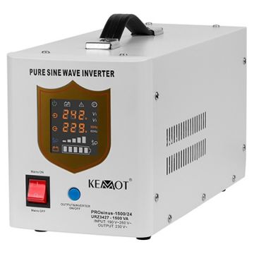UPS Centrale Termice Sinus Pur 1500VA/1050W 24V - KEMOT URZ3427 UPS Centrale Termice Sinus Pur 1500VA/1050W 24V - KEMOT URZ3427