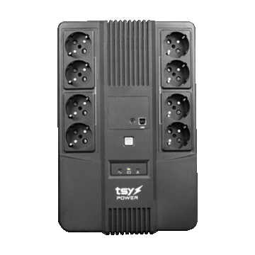 UPS TSY Power, 1000VA/600W, LED, line interactive, 8 x Schuko TSY-D-1K0-LED UPS TSY Power, 1000VA/600W, LED, line interactive, 8 x Schuko TSY-D-1K0-LED