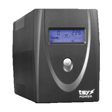 UPS TSY Power, 600VA/360W, LCD,  line interactive, 2 x Schuko TSY-MP-0K6-LCD UPS TSY Power, 600VA/360W, LCD,  line interactive, 2 x Schuko TSY-MP-0K6-LCD