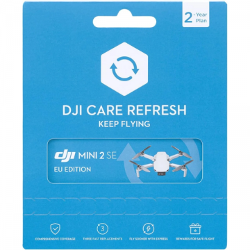 DJI Card licenta asigurare DJI pentru Mini 2 SE, 2 ani, NM/ CP.QT.00007709.01, Albastru
