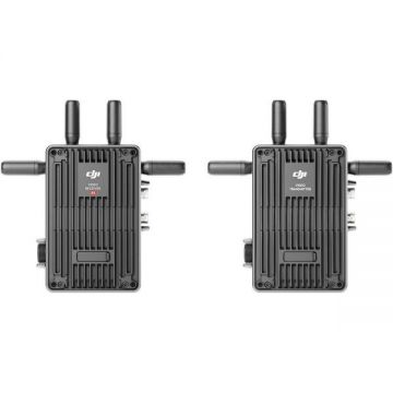 DJI DJI Transmission (Standard Combo), 1080p/60fps, 6km, Transmitator si Receiver, Dual-Link SDI + HDMI, Negru DJI DJI Transmission (Standard Combo), 1080p/60fps, 6km, Transmitator si Receiver, Dual-Link SDI + HDMI, Negru