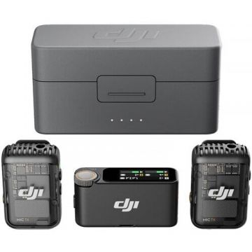 DJI Microfon DJI Mic 2 Sistem Wireless Dual 2 TX + 1 RX DJI Microfon DJI Mic 2 Sistem Wireless Dual 2 TX + 1 RX
