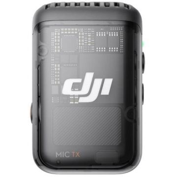 DJI Transmitator wireless cu microfon DJI Mic 2 1TX, Negru DJI Transmitator wireless cu microfon DJI Mic 2 1TX, Negru