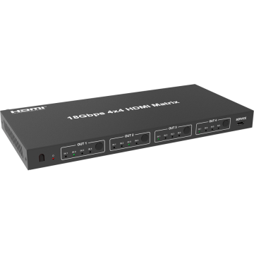 EVOCONNECT Matrix HDMI 2.0 4x4 Switch EVOCONNECT MXB44C cu Audio Extractor EVOCONNECT Matrix HDMI 2.0 4x4 Switch EVOCONNECT MXB44C cu Audio Extractor