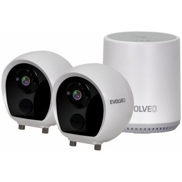 Evolveo Sistem de camere fara fir, EVOLVEO, Detective BT4 SMART, Razem pana la 100m de la baza, 5000mAh baterie in fiecare camera, 32GB de stocare direct in homebase, Inregistrare Full HD 1080p Evolveo Sistem de camere fara fir, EVOLVEO, Detective BT4 SMART, Razem pana la 100m de la baza, 5000mAh baterie in fiecare camera, 32GB de stocare direct in homebase, Inregistrare Full HD 1080p