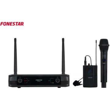 Fonestar Microfon de mana + lavaliera Wireless Fonestar SONAIR-2MP Fonestar Microfon de mana + lavaliera Wireless Fonestar SONAIR-2MP