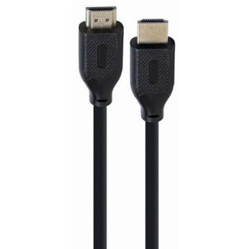GEMBIRD CABLU video GEMBIRD, HDMI (T) la HDMI (T), 3m, HDMI 2.1, conectori auriti, rezolutie maxima 8K (7680 x 4320) la 60 Hz, cupru, 8mm diam, negru, CC-HDMI8K-3M GEMBIRD CABLU video GEMBIRD, HDMI (T) la HDMI (T), 3m, HDMI 2.1, conectori auriti, rezolutie maxima 8K (7680 x 4320) la 60 Hz, cupru, 8mm diam, negru, CC-HDMI8K-3M