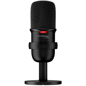 HP Microfon HyperX SoloCast, cardioid, USB, Negru HP Microfon HyperX SoloCast, cardioid, USB, Negru