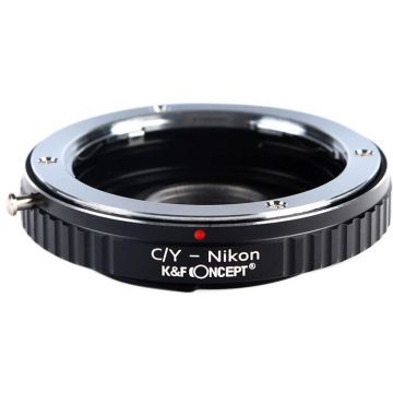 K&F Concept Adaptor montura  cu sticla optica Kent Faith C/Y-Nikon de la Contax Yashica la Nikon KF06.081 K&F Concept Adaptor montura  cu sticla optica Kent Faith C/Y-Nikon de la Contax Yashica la Nikon KF06.081