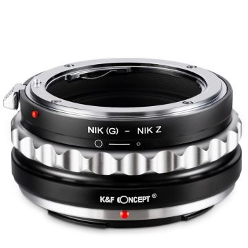 K&F Concept Adaptor montura  cu sticla optica Kent Faith PK-Nikon de la Pentax K la Nikon K&F Concept Adaptor montura  cu sticla optica Kent Faith PK-Nikon de la Pentax K la Nikon