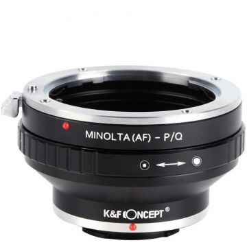 K&F Concept Adaptor montura K&F Concept AF-P/Q de la Minolta AF la Pentax Q-Mount K&F Concept Adaptor montura K&F Concept AF-P/Q de la Minolta AF la Pentax Q-Mount