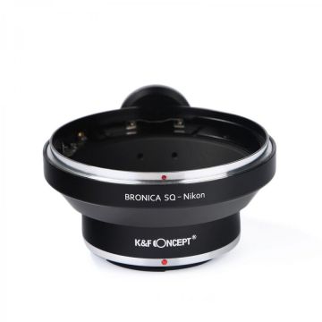K&F Concept Adaptor montura K&F Concept Bronica SQ-Nikon de la Bronica SQ la Nikon cu adaptor pentru trepied KF06.135 K&F Concept Adaptor montura K&F Concept Bronica SQ-Nikon de la Bronica SQ la Nikon cu adaptor pentru trepied KF06.135