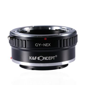 K&F Concept Adaptor montura K&F Concept C/Y-NEX de la Contax Yashica la Sony E-Mount (NEX) K&F Concept Adaptor montura K&F Concept C/Y-NEX de la Contax Yashica la Sony E-Mount (NEX)