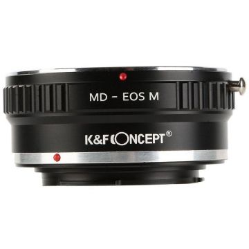 K&F Concept Adaptor montura K&F Concept MD-EOS M de la Minolta MD MC la Canon EOS M-Mount K&F Concept Adaptor montura K&F Concept MD-EOS M de la Minolta MD MC la Canon EOS M-Mount