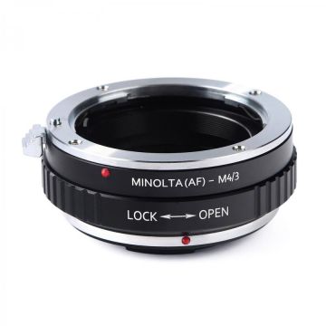 K&F Concept Adaptor montura K&F Concept Minolta(AF)-M4/3   de la Minolta A / Sony A la Micro 4/3 (MFT) K&F Concept Adaptor montura K&F Concept Minolta(AF)-M4/3   de la Minolta A / Sony A la Micro 4/3 (MFT)