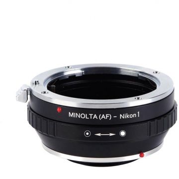 K&F Concept Adaptor montura K&F Concept Minolta(AF)-Nikon1 de la Sony Minolta A/ Sony A la Nikon1 K&F Concept Adaptor montura K&F Concept Minolta(AF)-Nikon1 de la Sony Minolta A/ Sony A la Nikon1