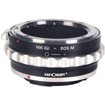 K&F Concept Adaptor montura K&F Concept Nik(G)-EOS M de la Nikon G la Canon EOS M K&F Concept Adaptor montura K&F Concept Nik(G)-EOS M de la Nikon G la Canon EOS M