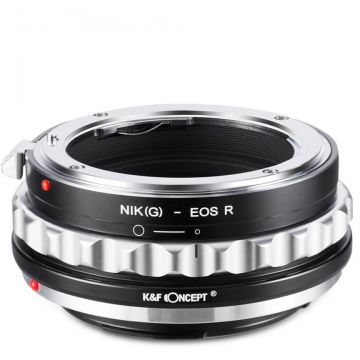 K&F Concept Adaptor montura K&F Concept Nik(G)-EOS R de la Nikon G la Canon EOS R K&F Concept Adaptor montura K&F Concept Nik(G)-EOS R de la Nikon G la Canon EOS R