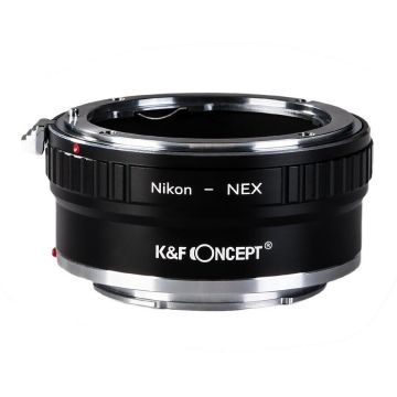 K&F Concept Adaptor montura K&F Concept Nikon-NEX II  de la Nikon AI la Sony E-Mount (NEX) K&F Concept Adaptor montura K&F Concept Nikon-NEX II  de la Nikon AI la Sony E-Mount (NEX)