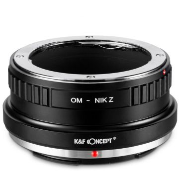 K&F Concept Adaptor montura K&F Concept OM-Nik Z adaptor montura de la Olympus OM la Nikon Z6 Z7 K&F Concept Adaptor montura K&F Concept OM-Nik Z adaptor montura de la Olympus OM la Nikon Z6 Z7