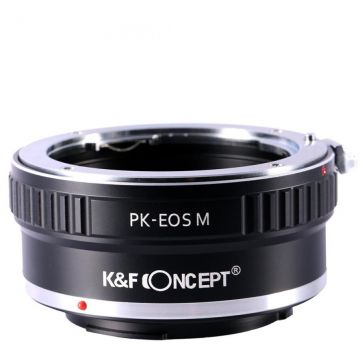 K&F Concept Adaptor montura K&F Concept PK-EOS M de la Pentax K la Canon EOS M K&F Concept Adaptor montura K&F Concept PK-EOS M de la Pentax K la Canon EOS M