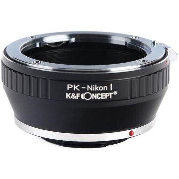 K&F Concept Adaptor montura  K&F Concept PK-Nikon1de la Pentax K la Nikon1 K&F Concept Adaptor montura  K&F Concept PK-Nikon1de la Pentax K la Nikon1